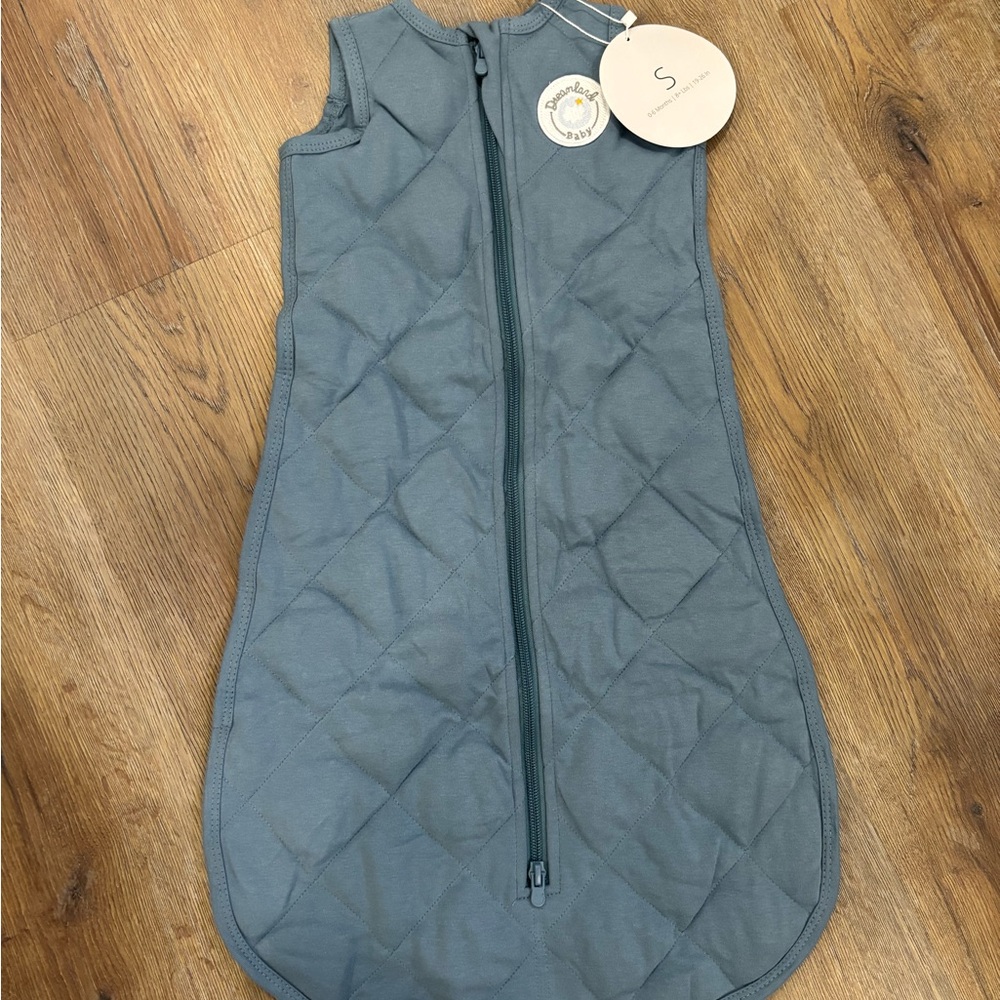 Quilted Sleeveless Kids Pajamas - Blue